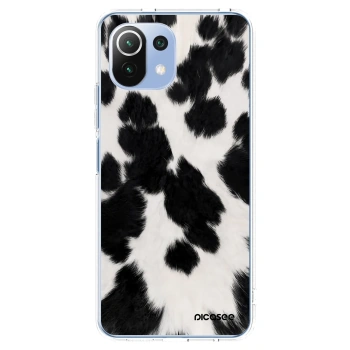 Picasee átlátszó szilikon tok az alábbi mobiltelefonokra Xiaomi 11 Lite 5G NE - Black Moo