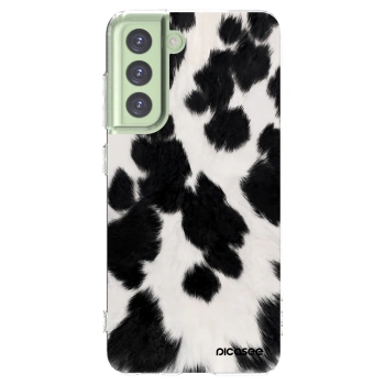 Picasee átlátszó szilikon tok az alábbi mobiltelefonokra Samsung Galaxy S21 FE 5G - Black Moo