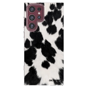 Picasee átlátszó szilikon tok az alábbi mobiltelefonokra Samsung Galaxy S22 Ultra 5G - Black Moo