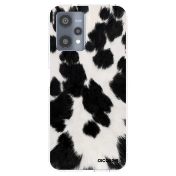 Picasee átlátszó szilikon tok az alábbi mobiltelefonokra Realme 9 Pro 5G - Black Moo