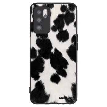 Picasee fekete szilikon tok az alábbi mobiltelefonokra OPPO A16s - Black Moo