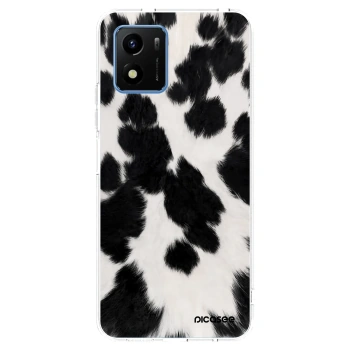 Picasee átlátszó szilikon tok az alábbi mobiltelefonokra Vivo Y01 - Black Moo