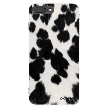 Picasee átlátszó szilikon tok az alábbi mobiltelefonokra Apple iPhone 8 Plus - Black Moo