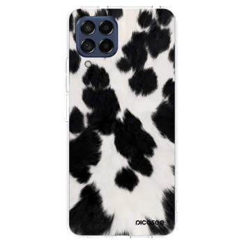 Picasee átlátszó szilikon tok az alábbi mobiltelefonokra Samsung Galaxy M53 5G - Black Moo