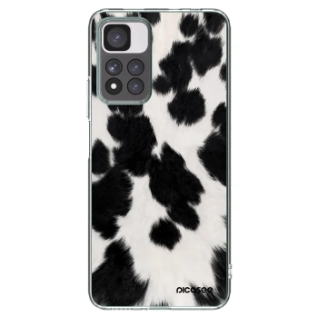 Picasee átlátszó szilikon tok az alábbi mobiltelefonokra Xiaomi Redmi Note 11 Pro+ 5G - Black Moo