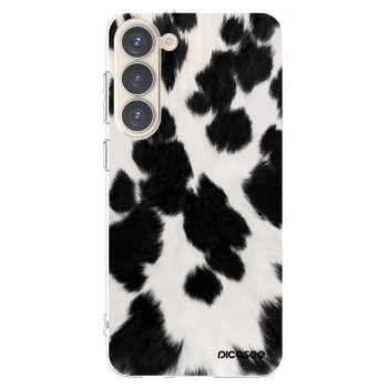 Picasee átlátszó szilikon tok az alábbi mobiltelefonokra Samsung Galaxy S23+ 5G - Black Moo