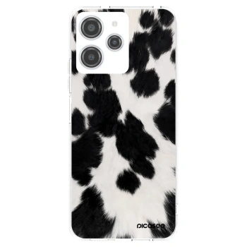 Picasee átlátszó szilikon tok az alábbi mobiltelefonokra Xiaomi Redmi 12 4G - Black Moo