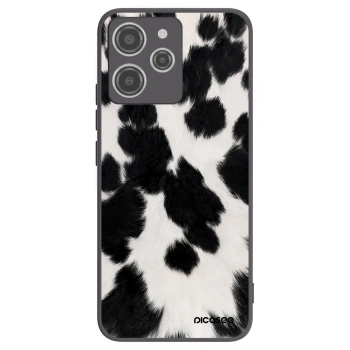 Picasee fekete szilikon tok az alábbi mobiltelefonokra Xiaomi Redmi 12 4G - Black Moo