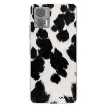 Picasee átlátszó szilikon tok az alábbi mobiltelefonokra Motorola Edge 30 Neo - Black Moo