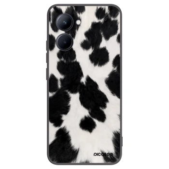Picasee fekete szilikon tok az alábbi mobiltelefonokra Realme C33 (2023) - Black Moo