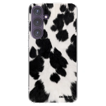 Picasee átlátszó szilikon tok az alábbi mobiltelefonokra Samsung Galaxy S24+ S926B 5G - Black Moo