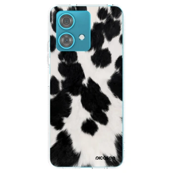 Picasee átlátszó szilikon tok az alábbi mobiltelefonokra Motorola Edge 40 Neo - Black Moo