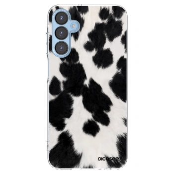 Picasee átlátszó szilikon tok az alábbi mobiltelefonokra Samsung Galaxy A15 A156B 5G - Black Moo