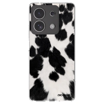 Picasee átlátszó szilikon tok az alábbi mobiltelefonokra Xiaomi Redmi Note 13 4G - Black Moo