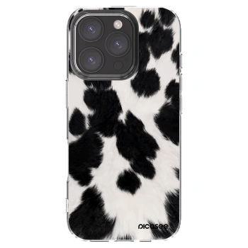 Picasee átlátszó szilikon tok az alábbi mobiltelefonokra Apple iPhone 16 Pro - Black Moo