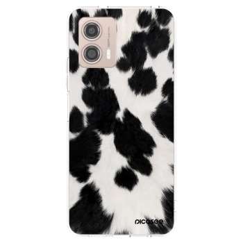 Picasee átlátszó szilikon tok az alábbi mobiltelefonokra Motorola Moto G53 5G - Black Moo