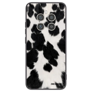 Picasee fekete szilikon tok az alábbi mobiltelefonokra Realme 12 Pro 5G - Black Moo