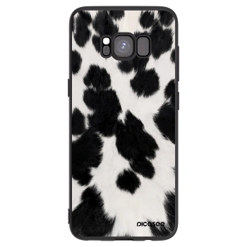 Picasee fekete szilikon tok az alábbi mobiltelefonokra Samsung Galaxy S8 G950F - Black Moo