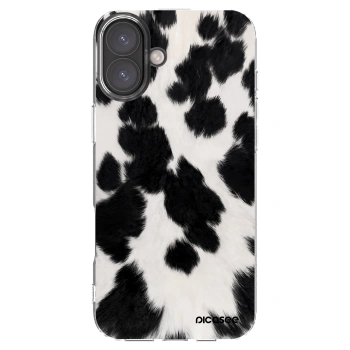 Picasee átlátszó szilikon tok az alábbi mobiltelefonokra Apple iPhone 16 Plus - Black Moo