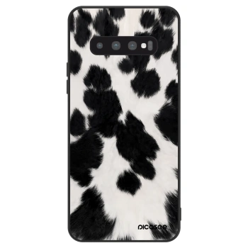 Szilikon tok erre a típusra Samsung Galaxy S10 Plus G975 - Black Moo