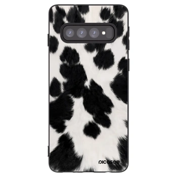 Picasee fekete szilikon tok az alábbi mobiltelefonokra Samsung Galaxy S10 G973 - Black Moo