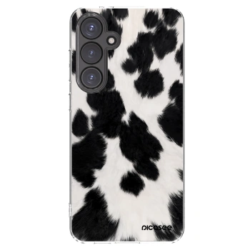 Picasee átlátszó szilikon tok az alábbi mobiltelefonokra Samsung Galaxy S24 FE S721B - Black Moo