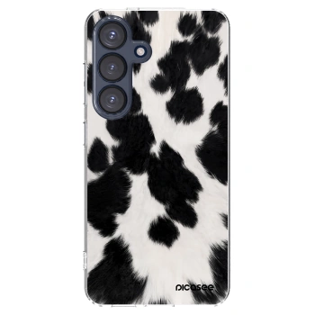 Picasee átlátszó szilikon tok az alábbi mobiltelefonokra Samsung Galaxy S25 5G - Black Moo