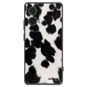 Picasee fekete szilikon tok az alábbi mobiltelefonokra Motorola Moto G35 5G - Black Moo