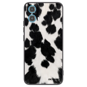 Picasee fekete szilikon tok az alábbi mobiltelefonokra Motorola Moto G34 5G - Black Moo