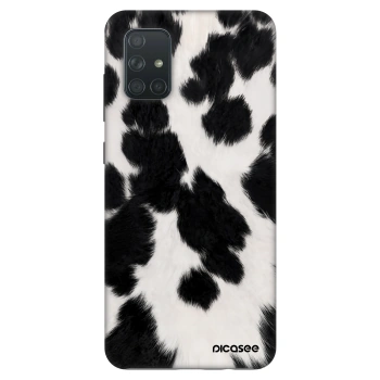 Szilikon tok erre a típusra Samsung Galaxy A71 A715F - Black Moo