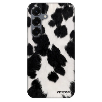 Szilikon tok erre a típusra Samsung Galaxy S25 5G - Black Moo