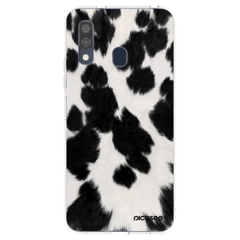 Picasee átlátszó szilikon tok az alábbi mobiltelefonokra Samsung Galaxy A40 A405F - Black Moo