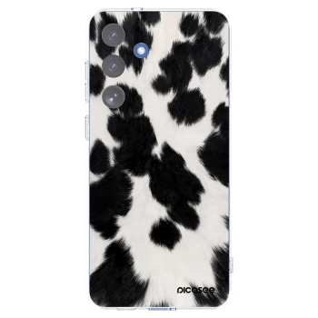 Picasee átlátszó szilikon tok az alábbi mobiltelefonokra Samsung Galaxy S25 FE 5G - Black Moo
