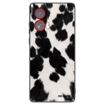Picasee fekete szilikon tok az alábbi mobiltelefonokra Motorola Edge 50 Fusion - Black Moo