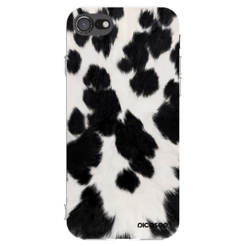 Picasee átlátszó szilikon tok az alábbi mobiltelefonokra Apple iPhone 8 - Black Moo
