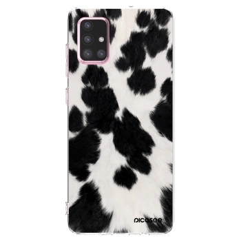Picasee átlátszó szilikon tok az alábbi mobiltelefonokra Samsung Galaxy A71 A715F - Black Moo