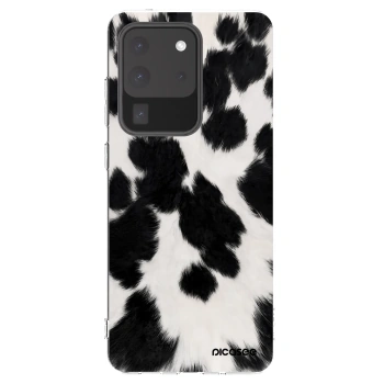 Picasee átlátszó szilikon tok az alábbi mobiltelefonokra Samsung Galaxy S20 Ultra 5G G988F - Black Moo