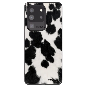 Picasee fekete szilikon tok az alábbi mobiltelefonokra Samsung Galaxy S20 Ultra 5G G988F - Black Moo