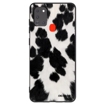 Picasee fekete szilikon tok az alábbi mobiltelefonokra Samsung Galaxy A21s - Black Moo