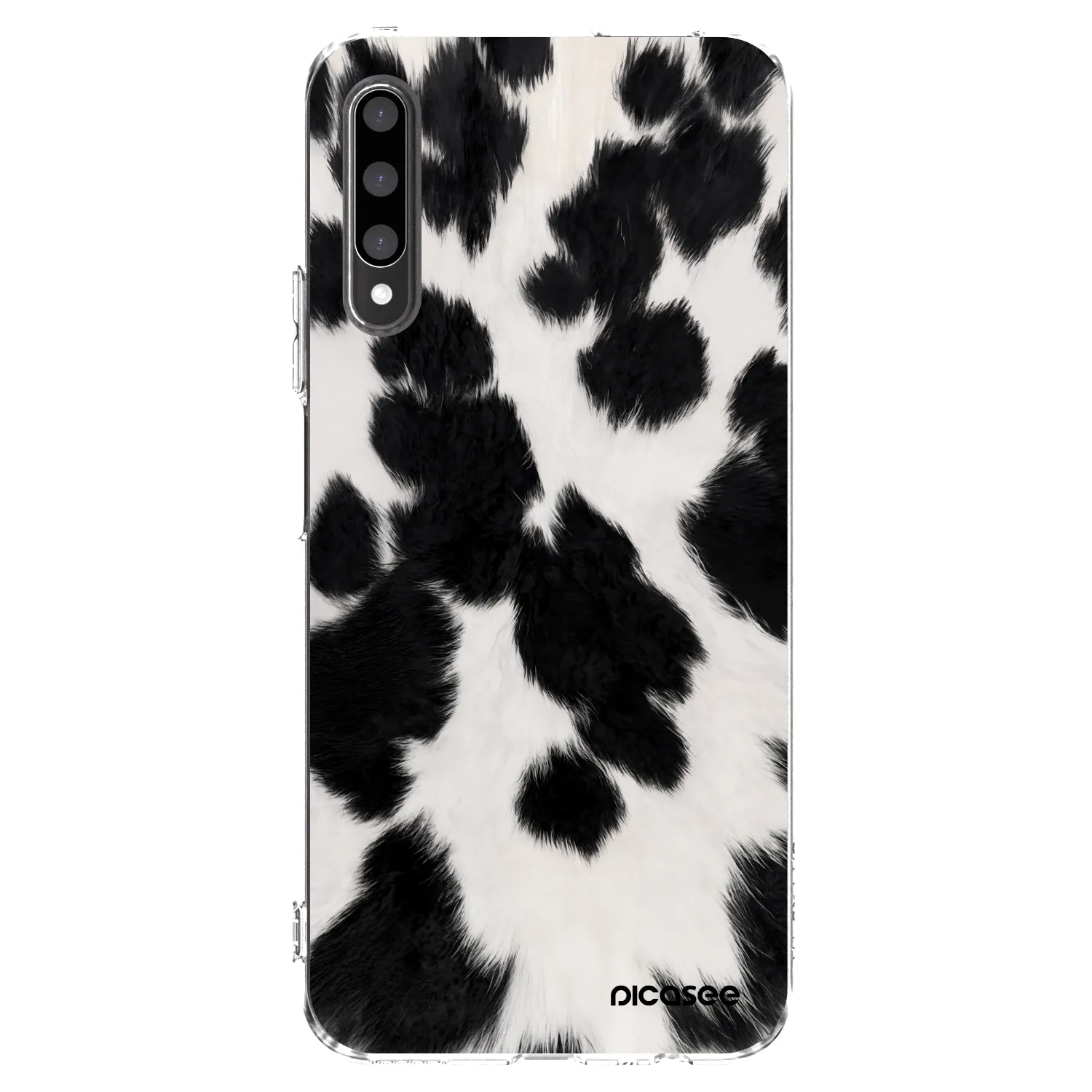 Picasee átlátszó szilikon tok az alábbi mobiltelefonokra Honor 9X Pro - Black Moo