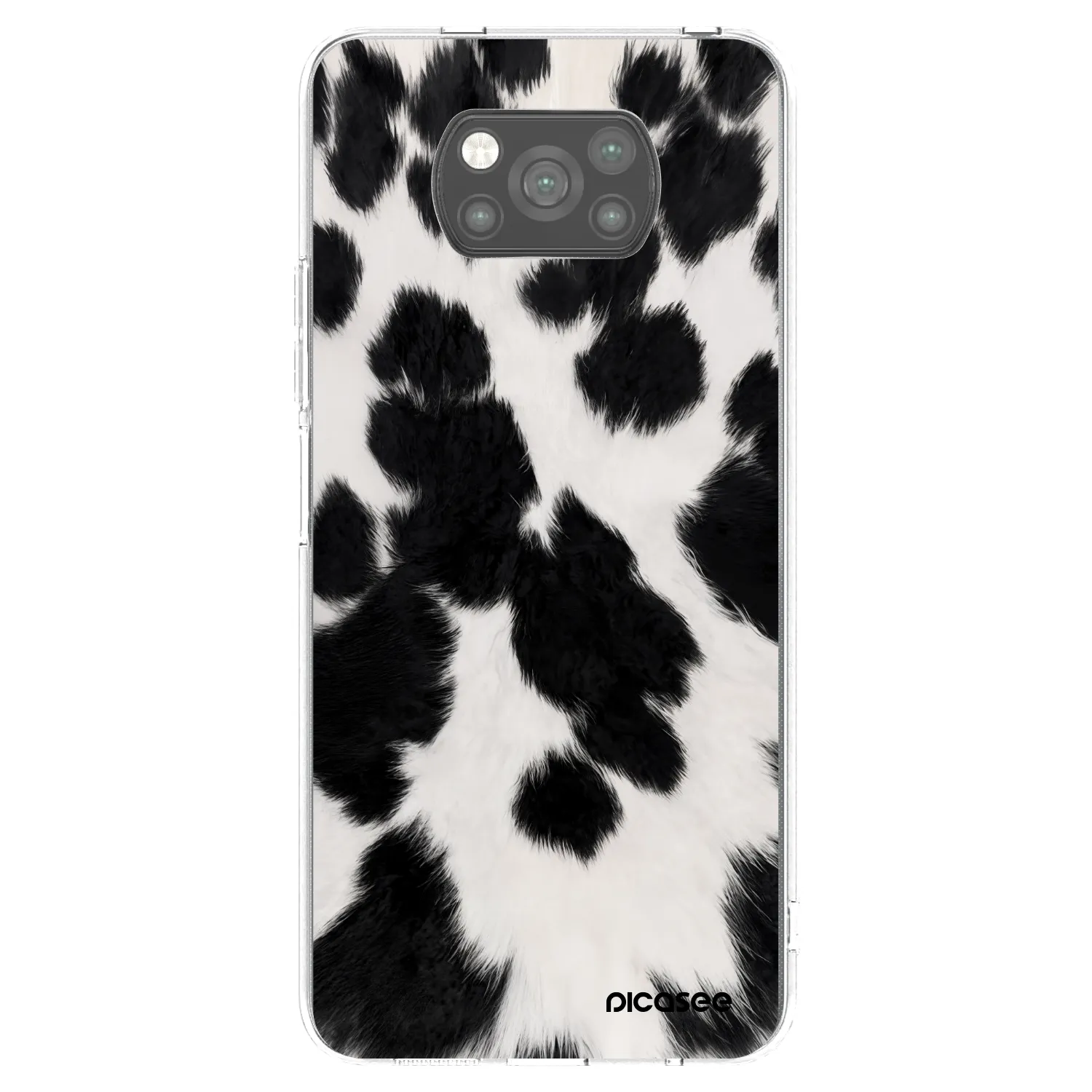Picasee fekete szilikon tok az alábbi mobiltelefonokra Xiaomi Poco X3 - Black Moo