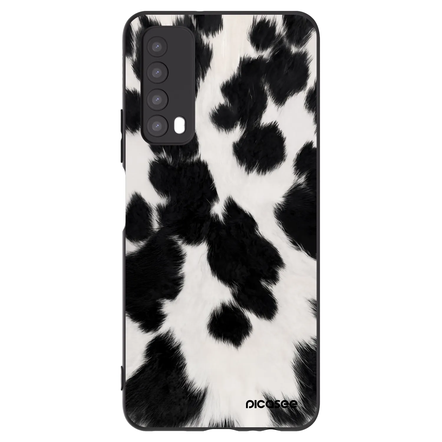 Picasee fekete szilikon tok az alábbi mobiltelefonokra Huawei P Smart 2021 - Black Moo