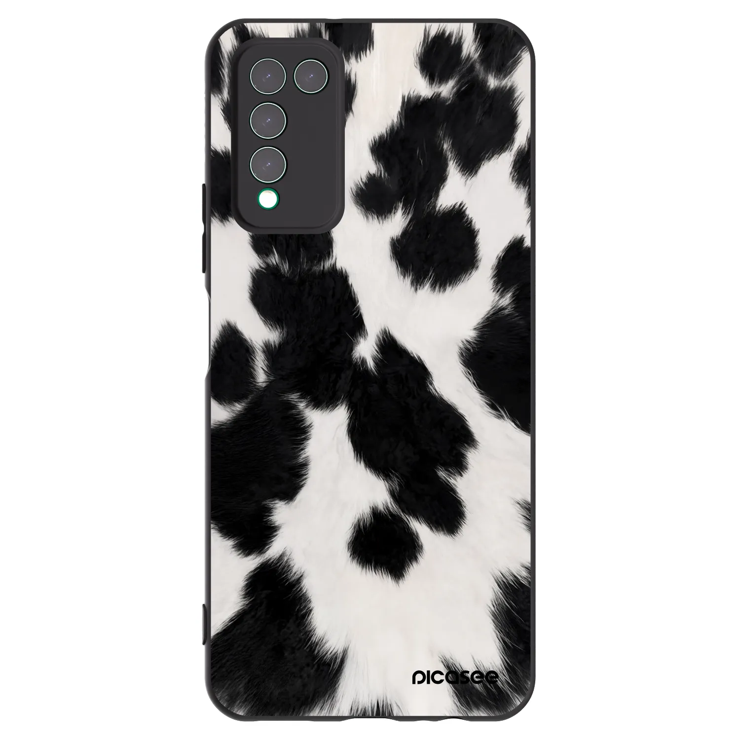Picasee fekete szilikon tok az alábbi mobiltelefonokra Honor 10X Lite - Black Moo