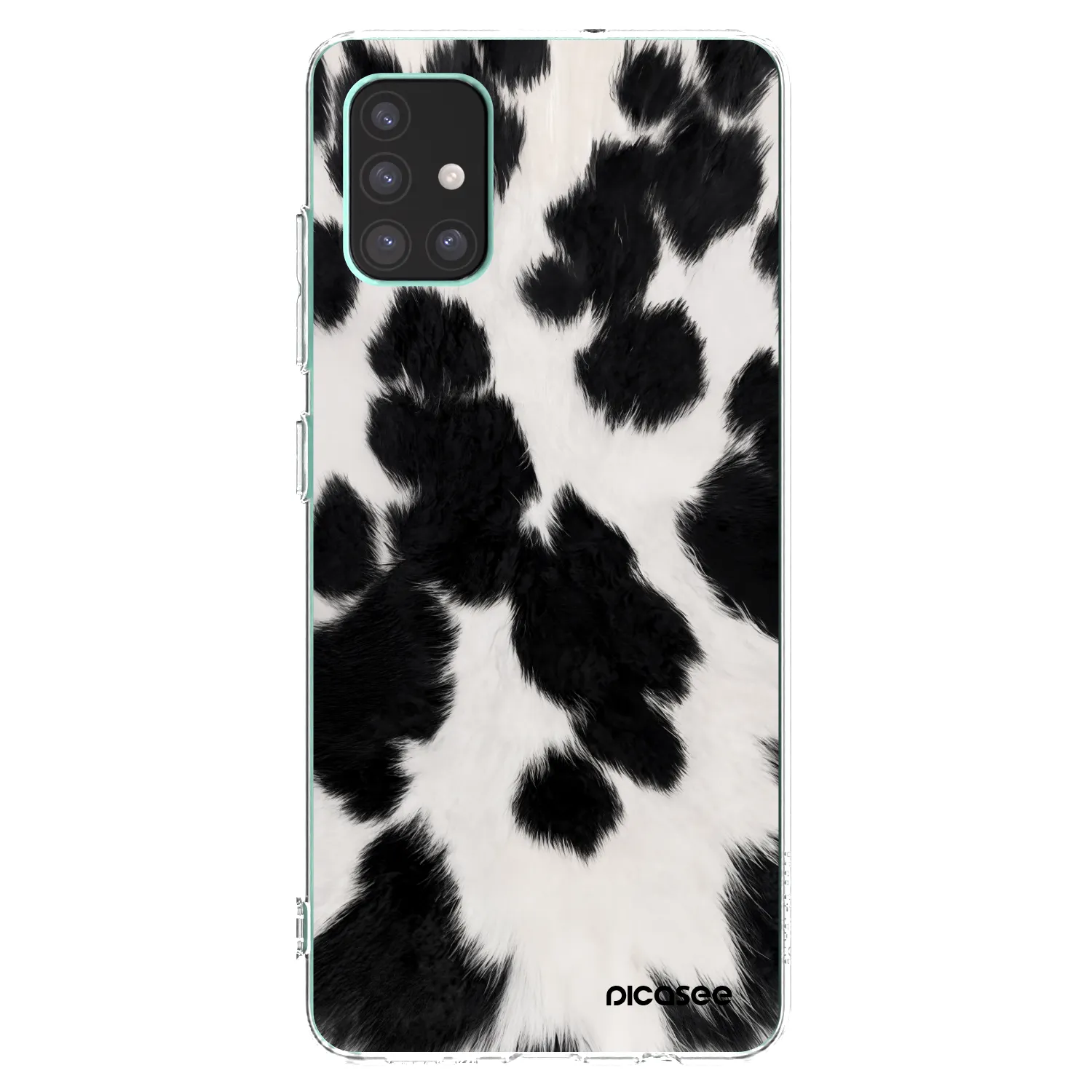 Picasee átlátszó szilikon tok az alábbi mobiltelefonokra Samsung Galaxy M51 M515F - Black Moo