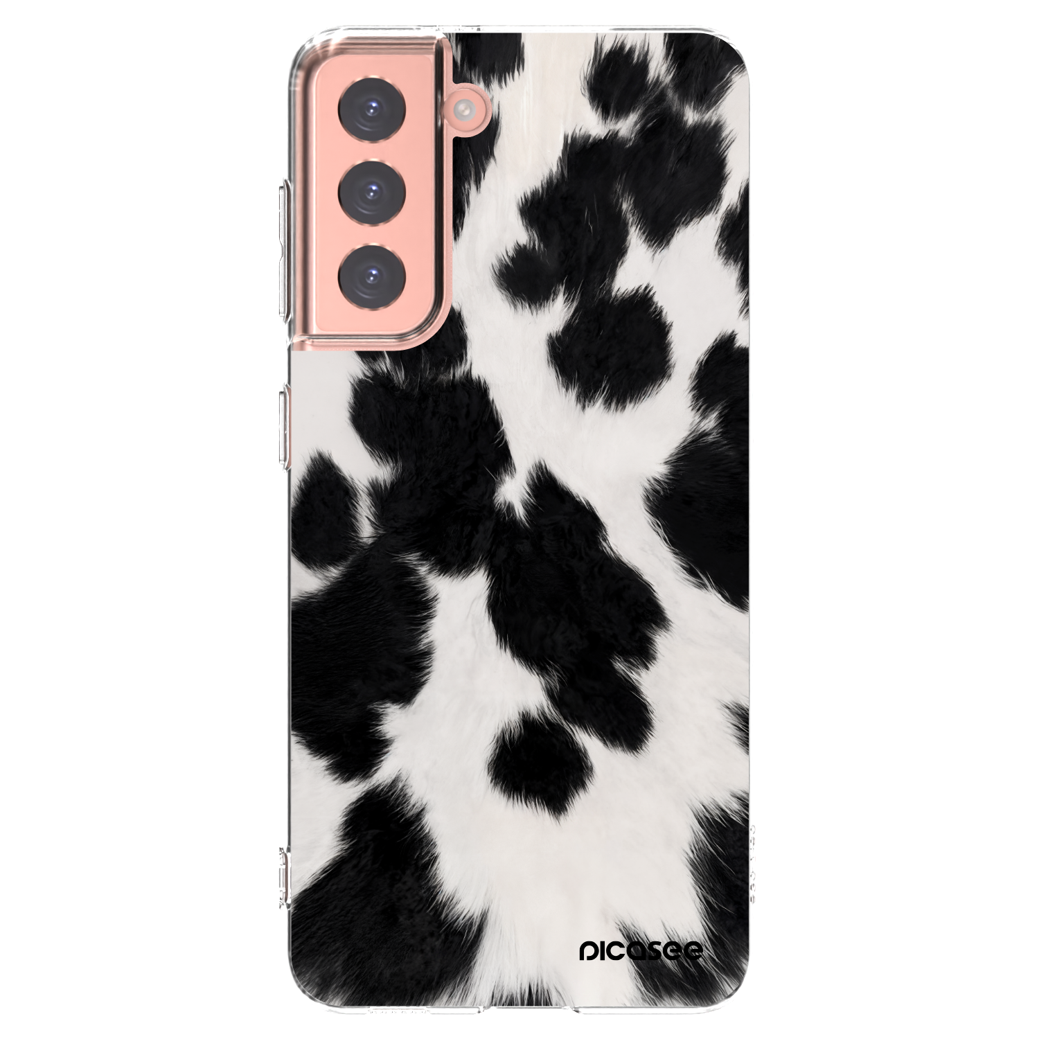 Picasee átlátszó szilikon tok az alábbi mobiltelefonokra Samsung Galaxy S21 5G G991B - Black Moo