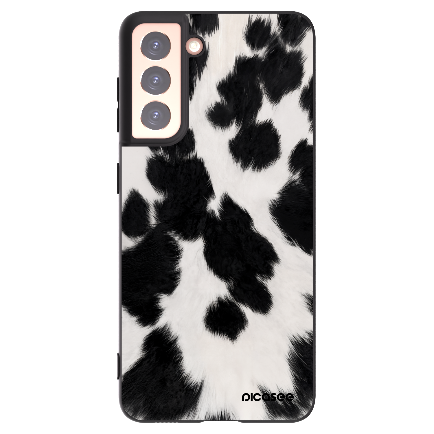 Picasee fekete szilikon tok az alábbi mobiltelefonokra Samsung Galaxy S21 5G G991B - Black Moo