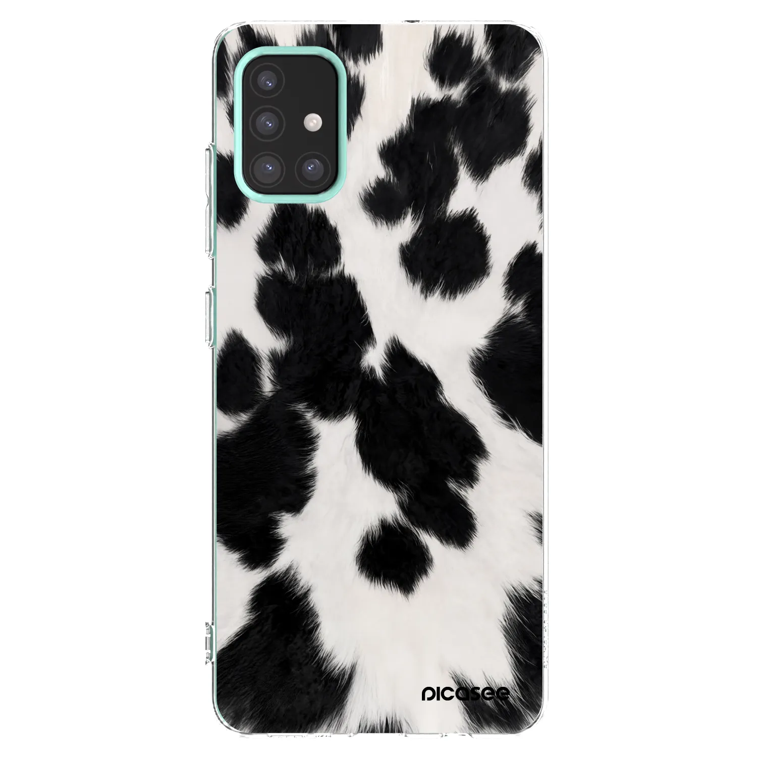 Picasee átlátszó szilikon tok az alábbi mobiltelefonokra Samsung Galaxy M31s - Black Moo