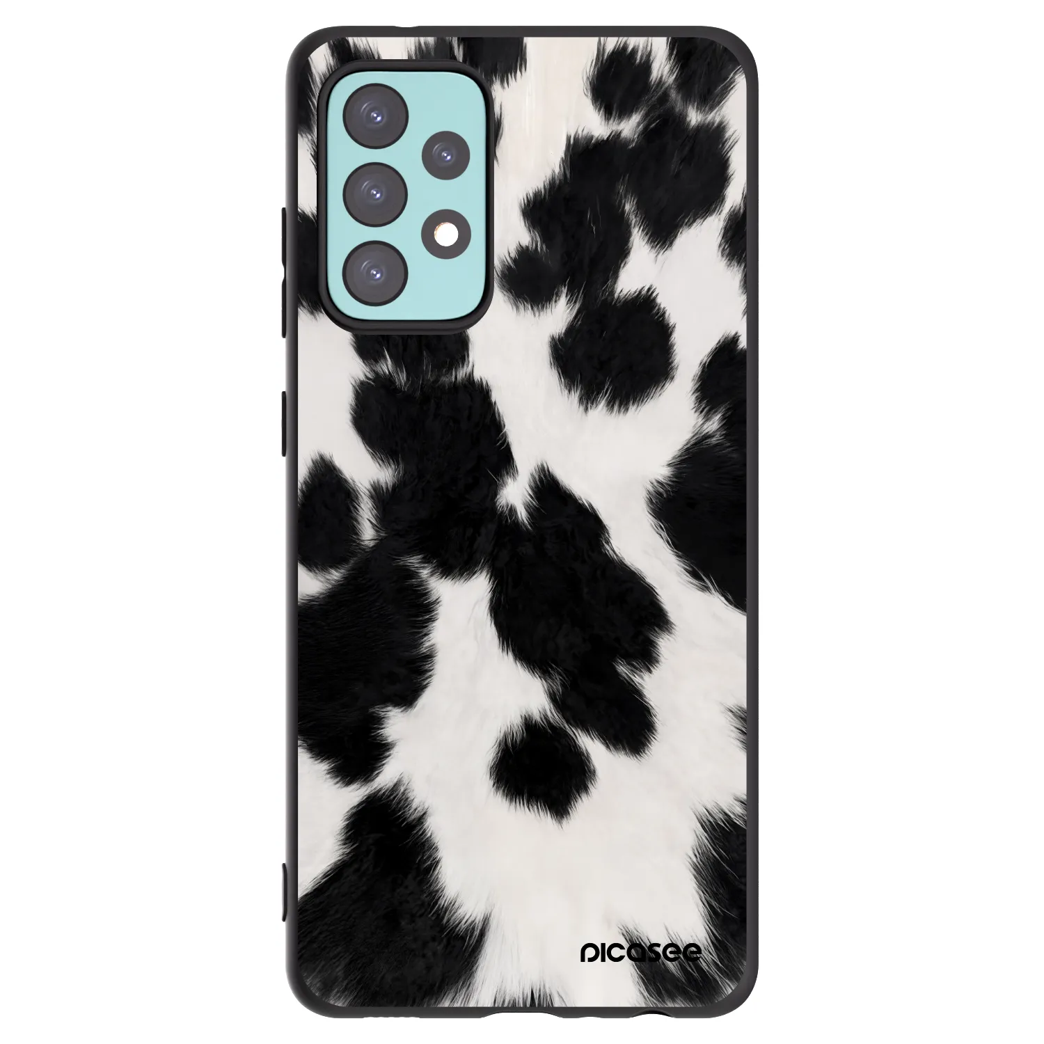 Picasee fekete szilikon tok az alábbi mobiltelefonokra Samsung Galaxy A72 A725F - Black Moo