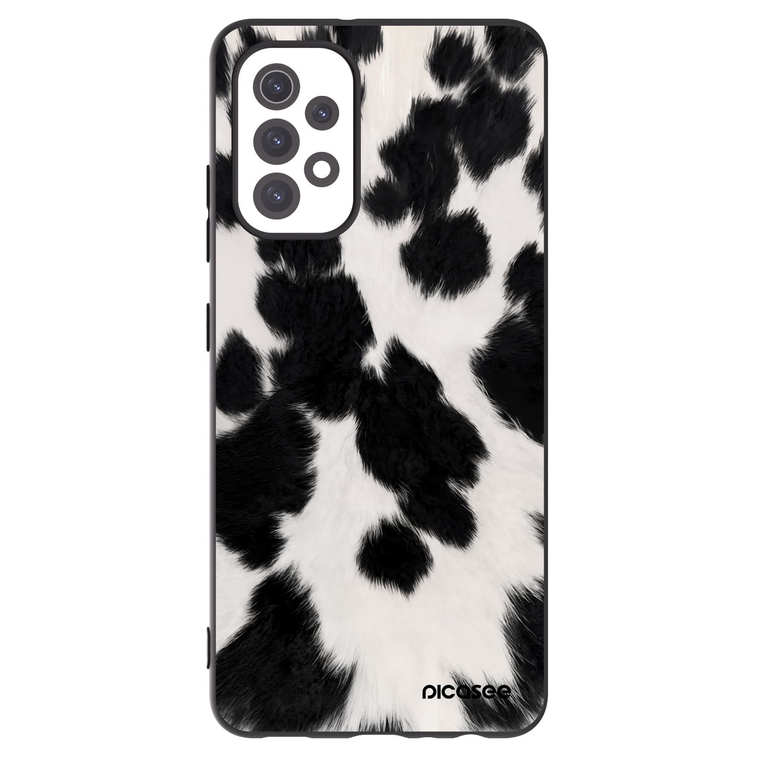 Picasee fekete szilikon tok az alábbi mobiltelefonokra Samsung Galaxy A32 5G A326B - Black Moo