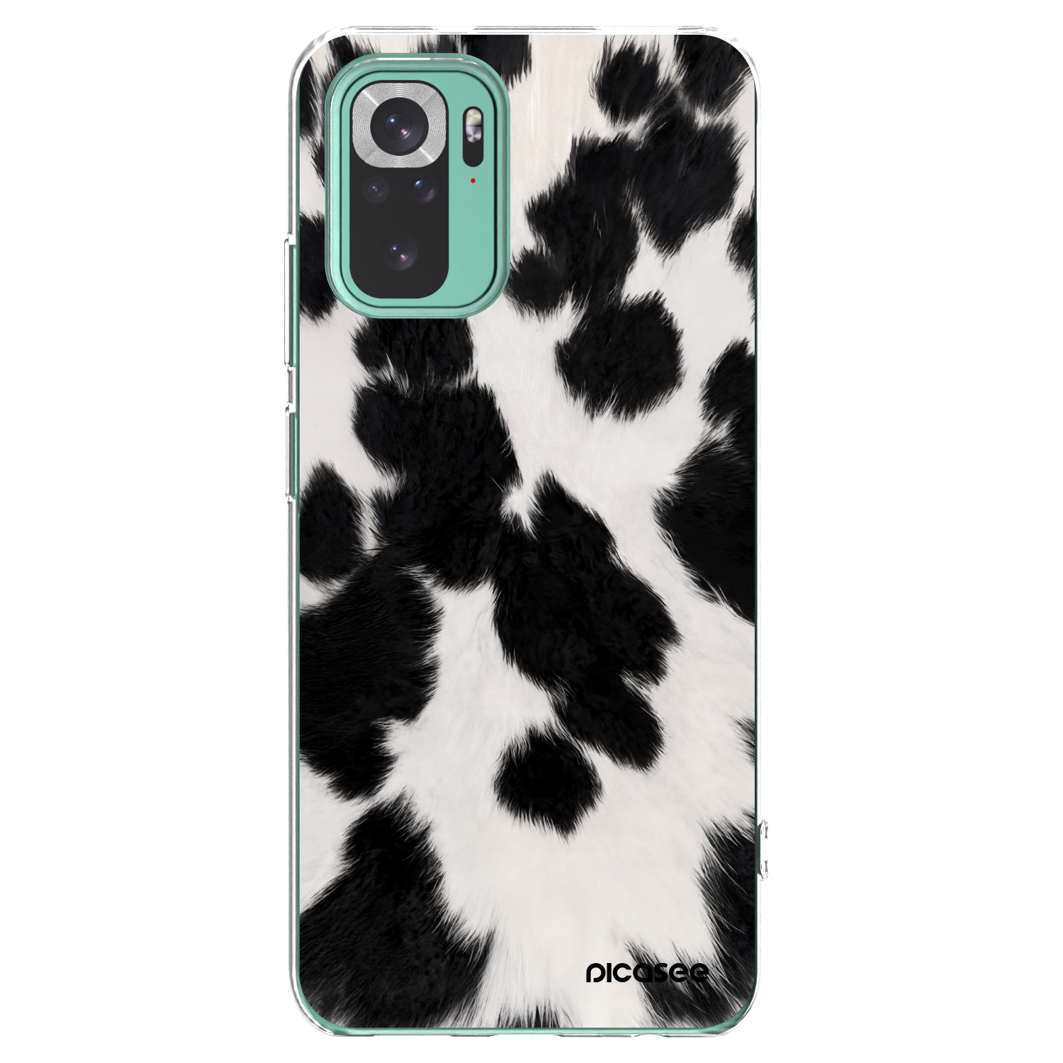 Picasee átlátszó szilikon tok az alábbi mobiltelefonokra Xiaomi Redmi Note 10 Pro - Black Moo